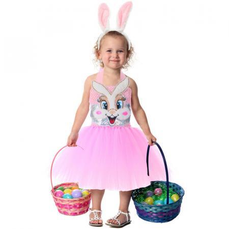 11-2Pink Bunny Costume for Girls