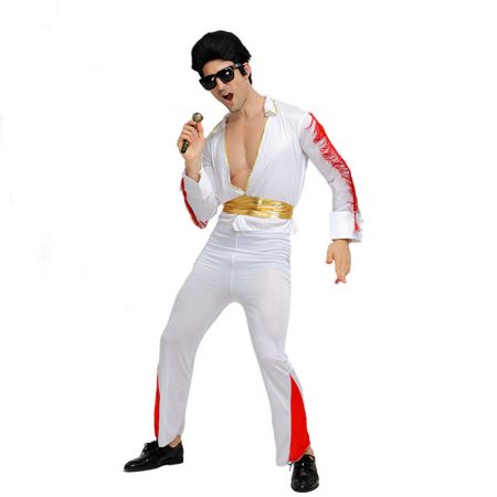 men’s 80s dress up white costume