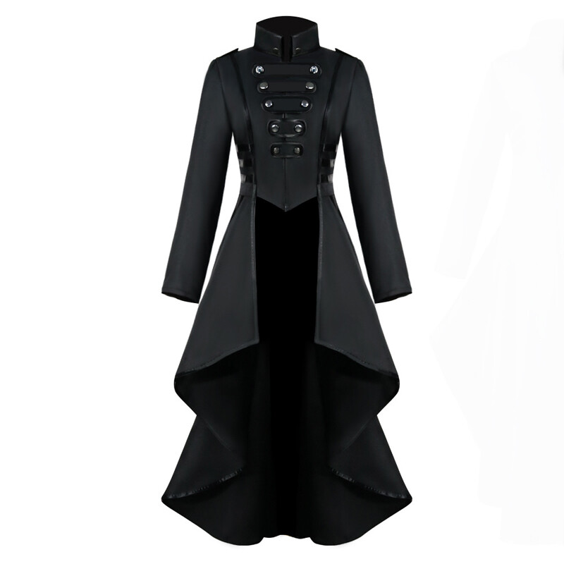 Women’s Black Renaissance Costume Jacket - MYanimec