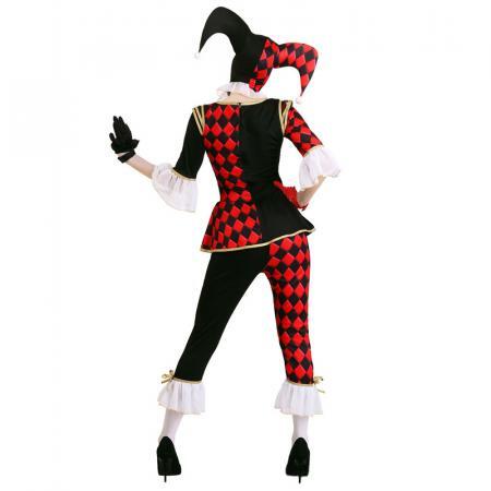 15-2Women’s Evil Jester Costume Set