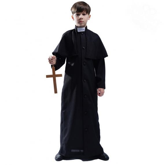 Deluxe Priest Costume for Boys