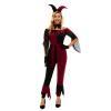 Women’s Black Plus Size Devil Jester Costume