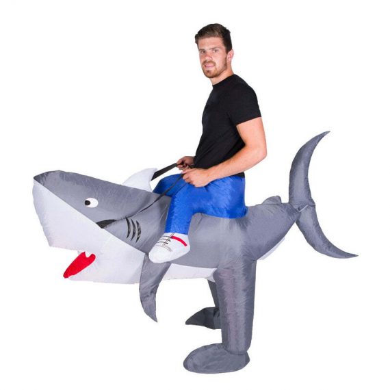 Funny Adult Inflatable Shark Costume