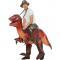 Funny Inflatable Dinosaur Mount Velociraptor Costume