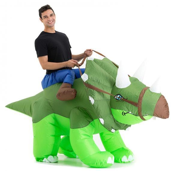 Halloween Funny Triceratops Costume For Adult