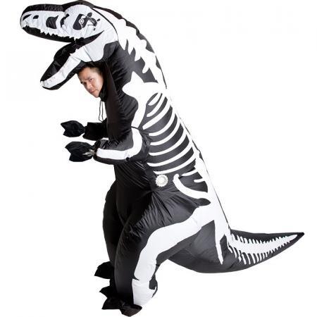 Halloween Inflatable Dinosaur Fossil Costume Suit