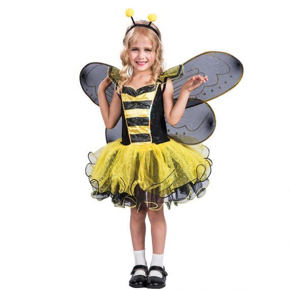 Halloween Kids Bee Costume Dress