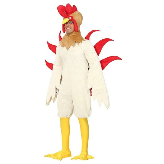 Adult Rooster Jumpsuit Costume