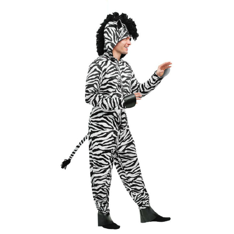 Adult Zebra Bodysuit Costume MYanimec