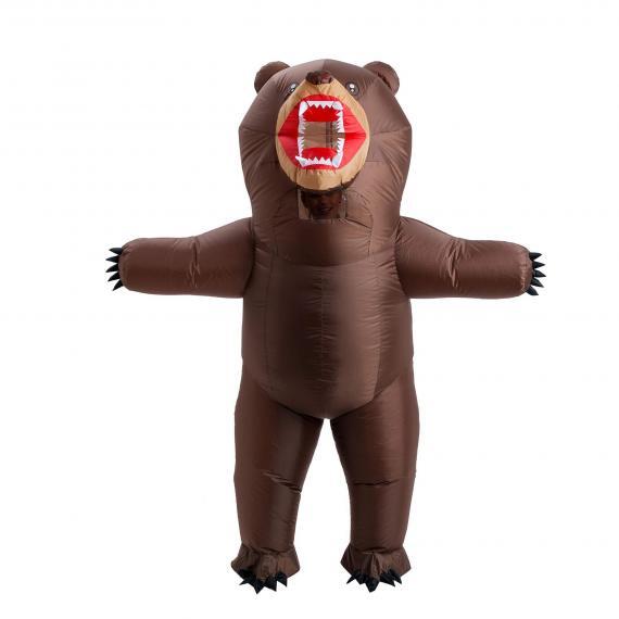 Brown Bear Inflatable Costume For Adult