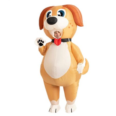 Cute Puppy Inflatable Costume For Adult