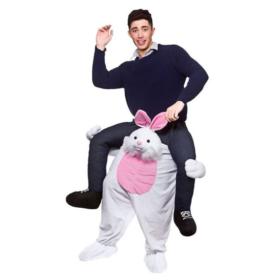Funny Riding Rabbit Costume