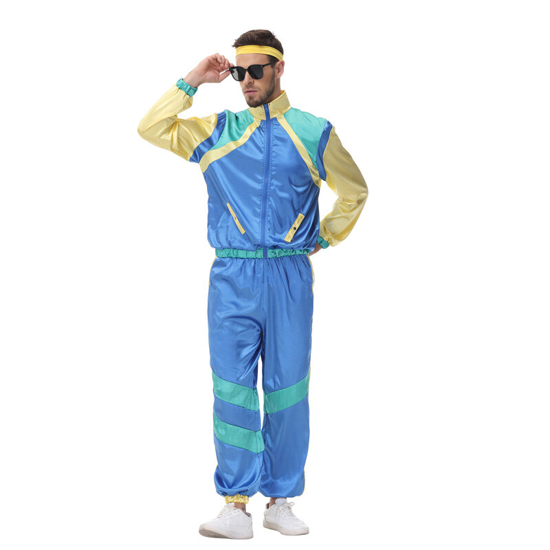 mens 80s workout costume