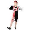 Kids Scary Evil Jester Costume Set