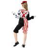 Kids Scary Evil Jester Costume Set