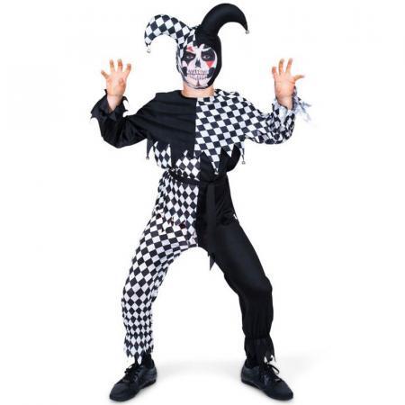 Kids Scary Jester Costume
