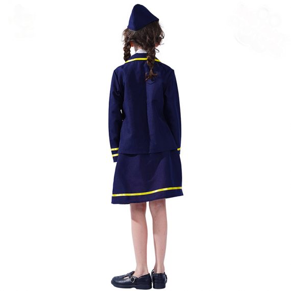 Kid’s Flight Attendant Costume Suit