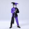 Kids Purple Scary Jester Costume