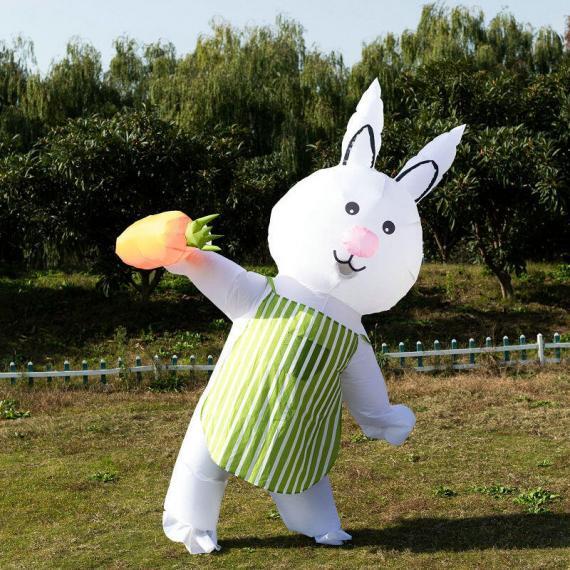 Adult Cute Rabbit Inflatable Costume