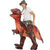 Funny Inflatable Dinosaur Mount Velociraptor Costume