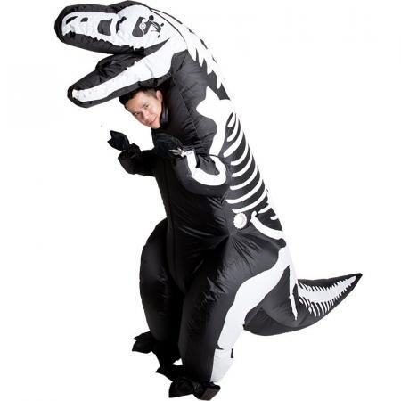 2Halloween Inflatable Dinosaur Fossil Costume Suit