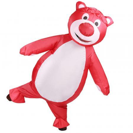 cute cartoon bear inflatable costume for adult