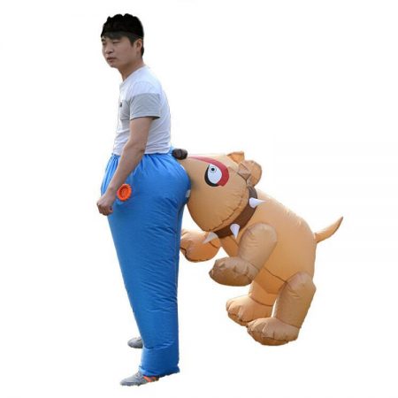 funny dog inflatable costume for adult