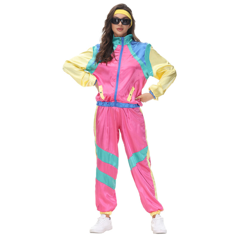 80’s Track Suit Adult Women Costume - MYanimec