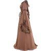 Women Brown Medieval Costume Dress
