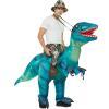 Funny Inflatable Dinosaur Velociraptor Costume