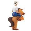 Funny Riding Horse Inflatable Costume