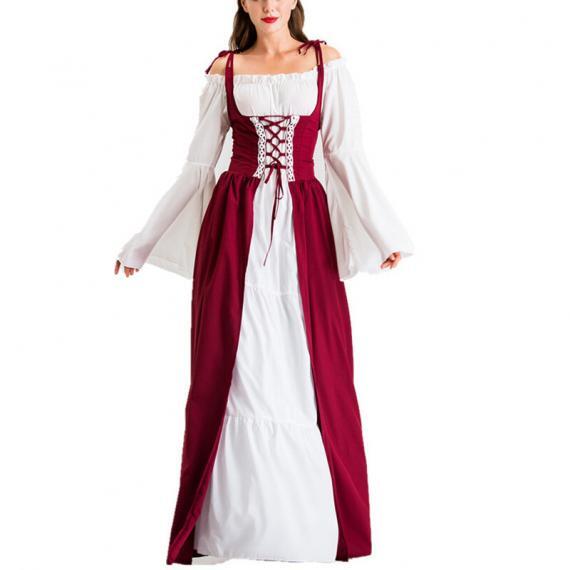White Medieval Costume For Women