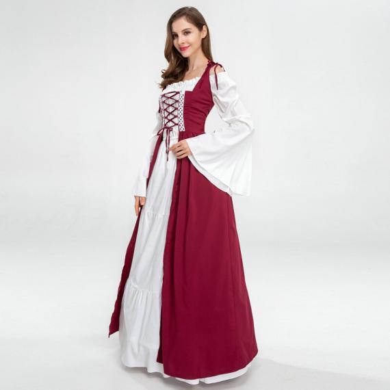 White Medieval Costume For Women