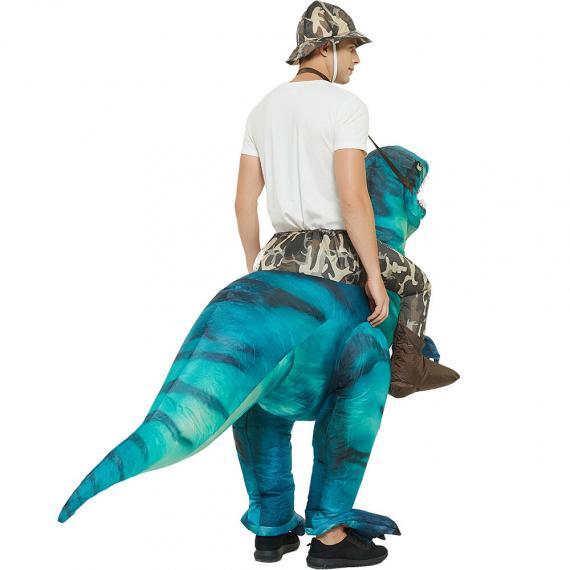 Funny Inflatable Dinosaur Velociraptor Costume