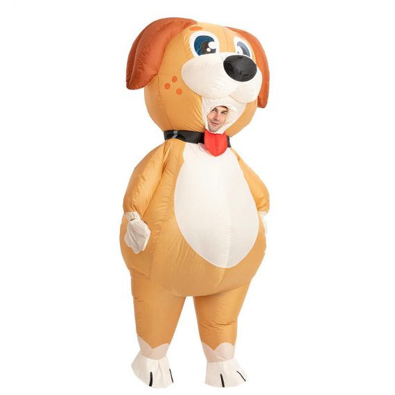 Cute Puppy Inflatable Costume For Adult