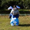 Easter Funny Riding Bunny Inflatable Costume