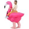 Funny Riding Flamingo Inflatable Costume