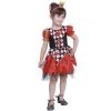 Girl’s Scary Evil Jester Costume