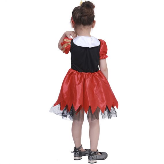 Girl’s Scary Evil Jester Costume