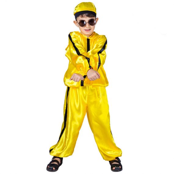 Kid’s 80’s Super Star Yellow Costume