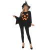 Adult Halloween Pumpkin Cloak With Pants
