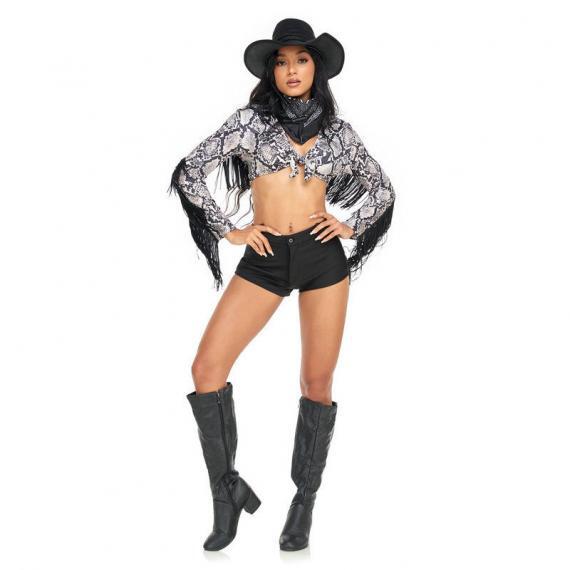 Halloween Disco Cowgirl Outfit Cosplay Costume