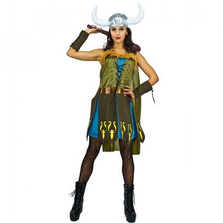 Halloween Female Viking Costume For Adult