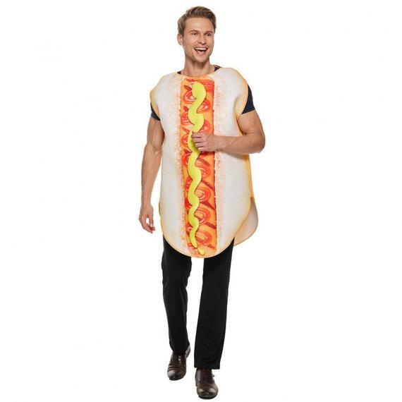 Mens Hot Dog Halloween Costume