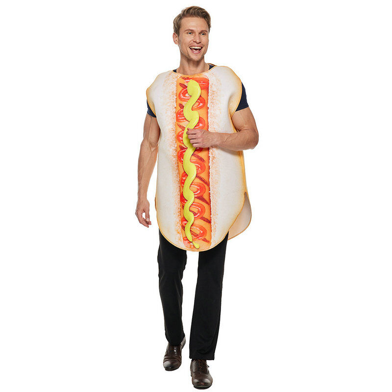 Mens Hot Dog Halloween Costume MYanimec