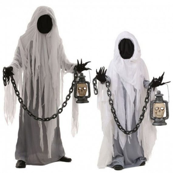 Adult Kids Funny Ghost Costume