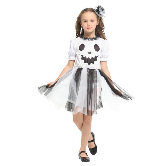 Halloween Ghost Costume Girls Dress