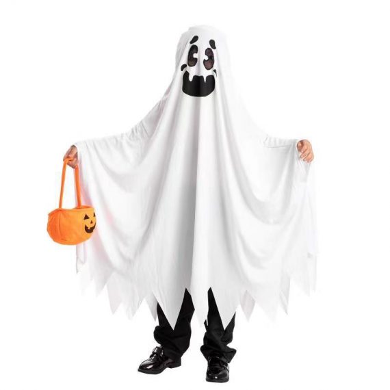 Kids White Ghost Cloak