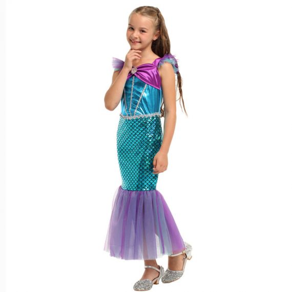 Little Girl Mermaid Princess Costume