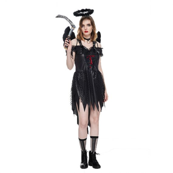 Fallen Dark Angel Party Costume